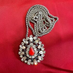 Multi Stone Pendant Necklace